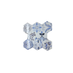 Ceramic Aranda Azul Tile - 386x404mm